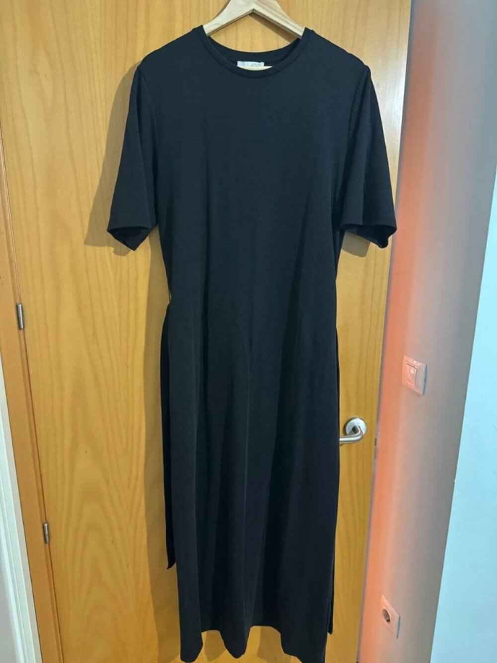 Women’s Black Maxi Dress With Waist Tie Size XL